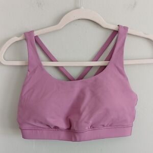 Lululemon Women's Purple Strappy Sports Bra Size 8